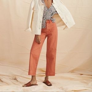 Madewell Slim Emmett Wide-leg Crop Pant